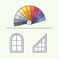 Neher Fliegengitter Sonderanfertigungen Rundbogen Schrägfenster RAL Farben - Friedrich Insektenschutzsysteme - Neher-Hersteller für Fachhändler Gewerbekunden