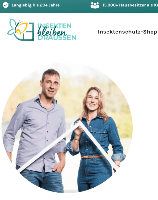 -Online-Shop Insekten bleiben draussen - Screenshot, Deutschland 2026